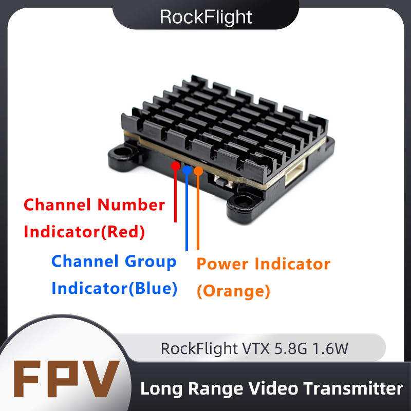 RockFlight TX663 VTX 5.8G 48CH - đánh giá và giá Drone Racing Receiver