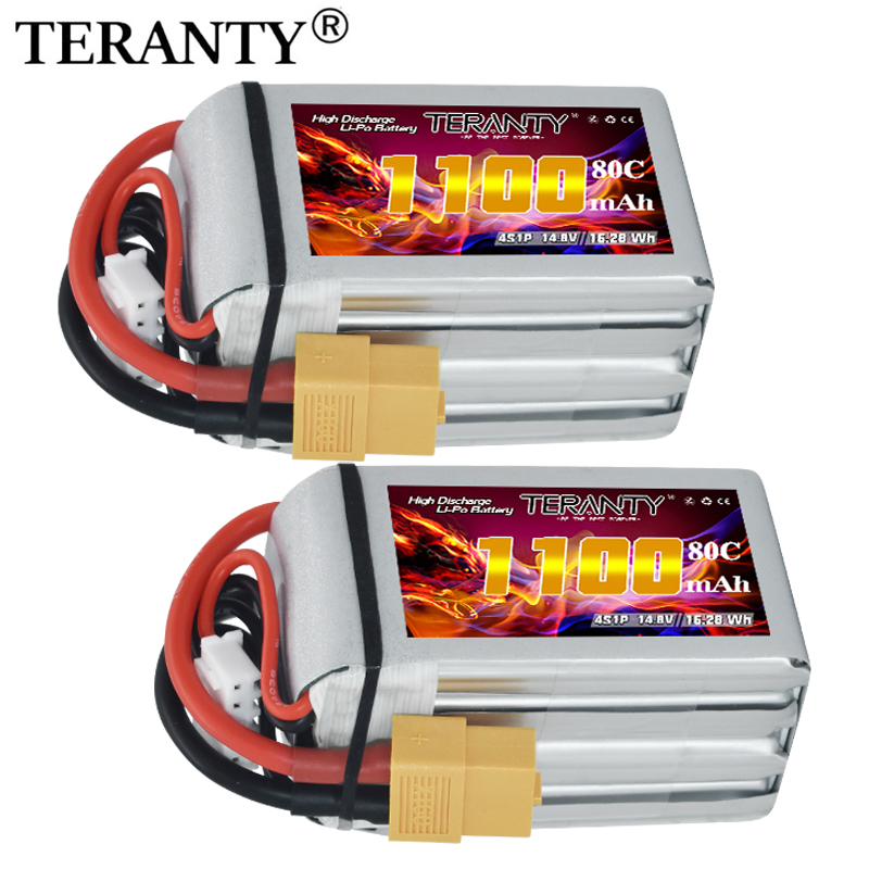 TERANTY 4S 1100mAh 80C/160C Li - đánh giá và giá Drone Racing Battery