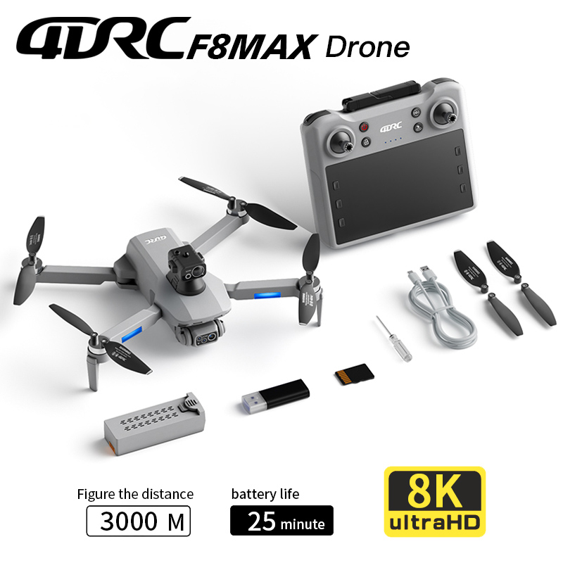 F8 MAX GPS Drone Professional  - đánh giá và giá Drone Racing Camera
