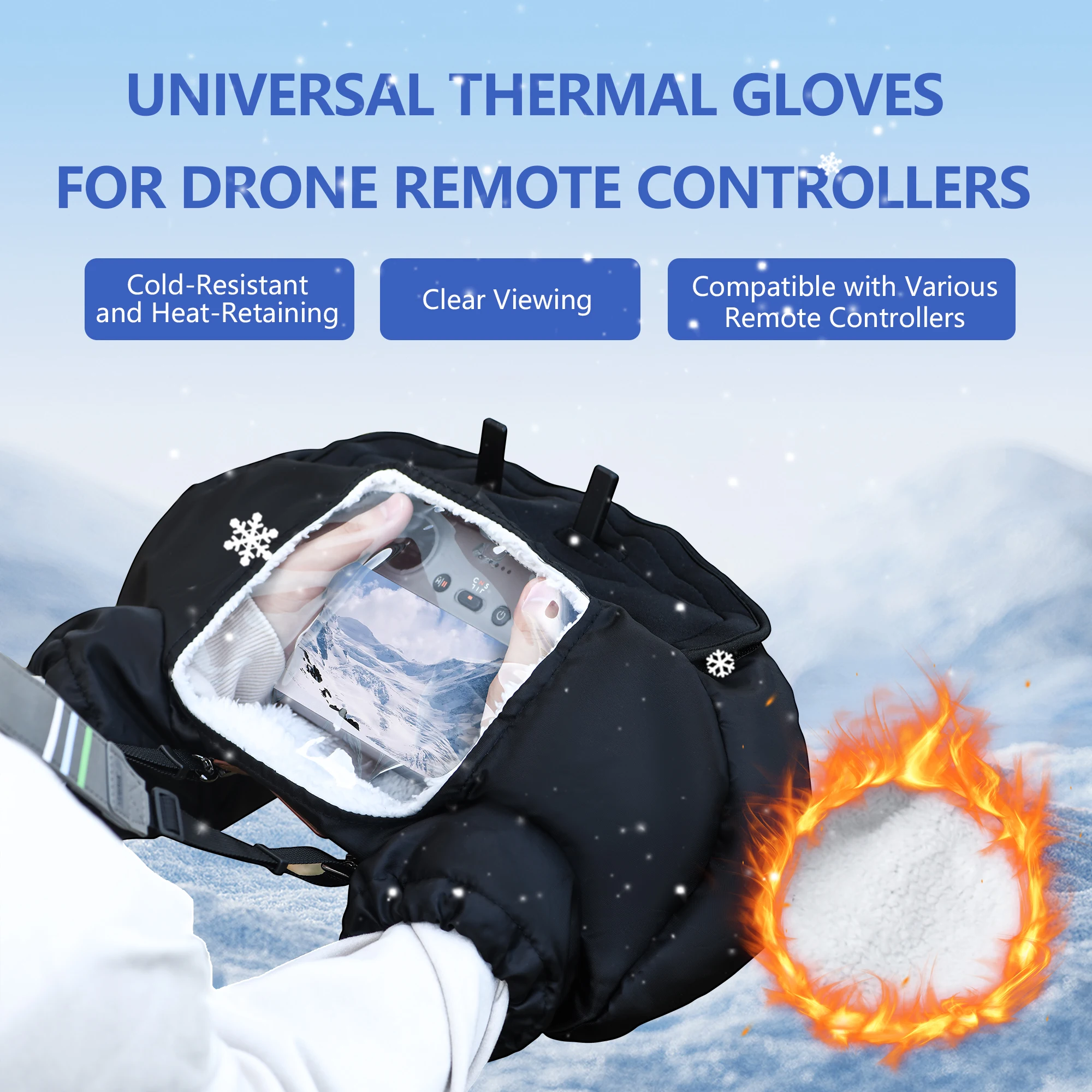 Winter Warm Gloves Drone Fligh - đánh giá và giá Dji Drone Mini 3